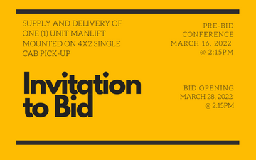 INVITATION TO BID