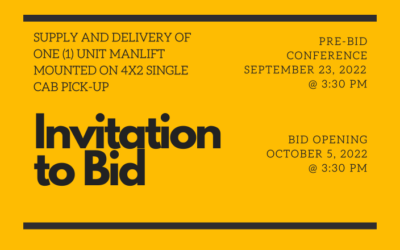 INVITATION TO BID