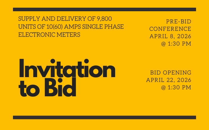 INVITATION TO BID NO. 2026-001