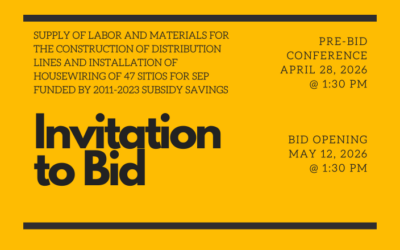 INVITATION TO BID NO. 2026-002
