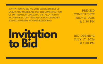 INVITATION TO BID NO. 2026-002-RB