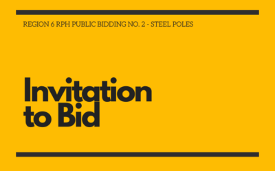INVITATION TO BID – REGION 6 RPH PUBLIC BIDDING