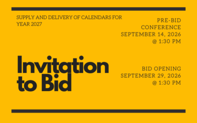 INVITATION TO BID NO. 2026-005