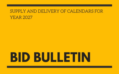 BID BULLETIN