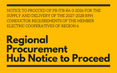 REGIONAL PROCUREMENT HUB PROGRAM – NOTICE TO PROCEED