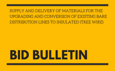 BID BULLETIN